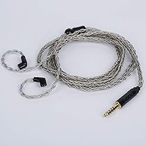 Amazon | 【JSHiFi-Hi8灰／銀／黒三色あり】リケーブルQDC4.4mm